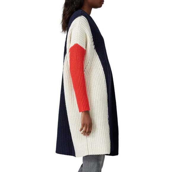 Victor Alfaro Collective  Colorblock Long Cardigan - Picture 3 of 8